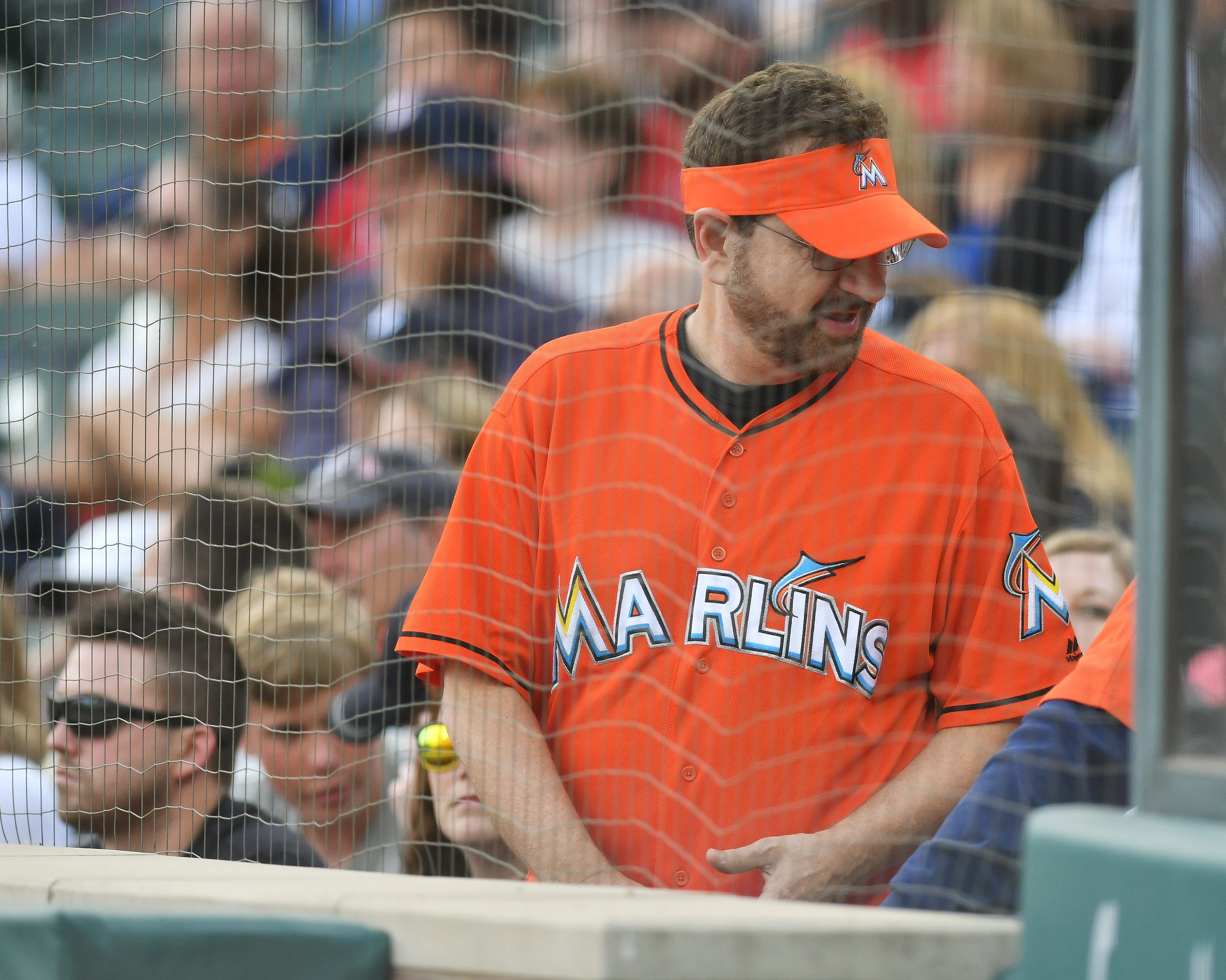 who is the guy with the marlins jersey